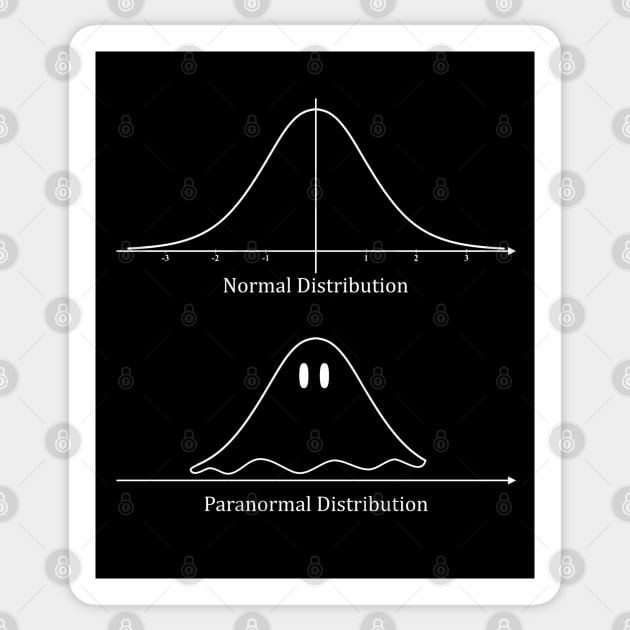 Normal Distribution, Paranormal Distribution Math Gift Sticker by bethcentral